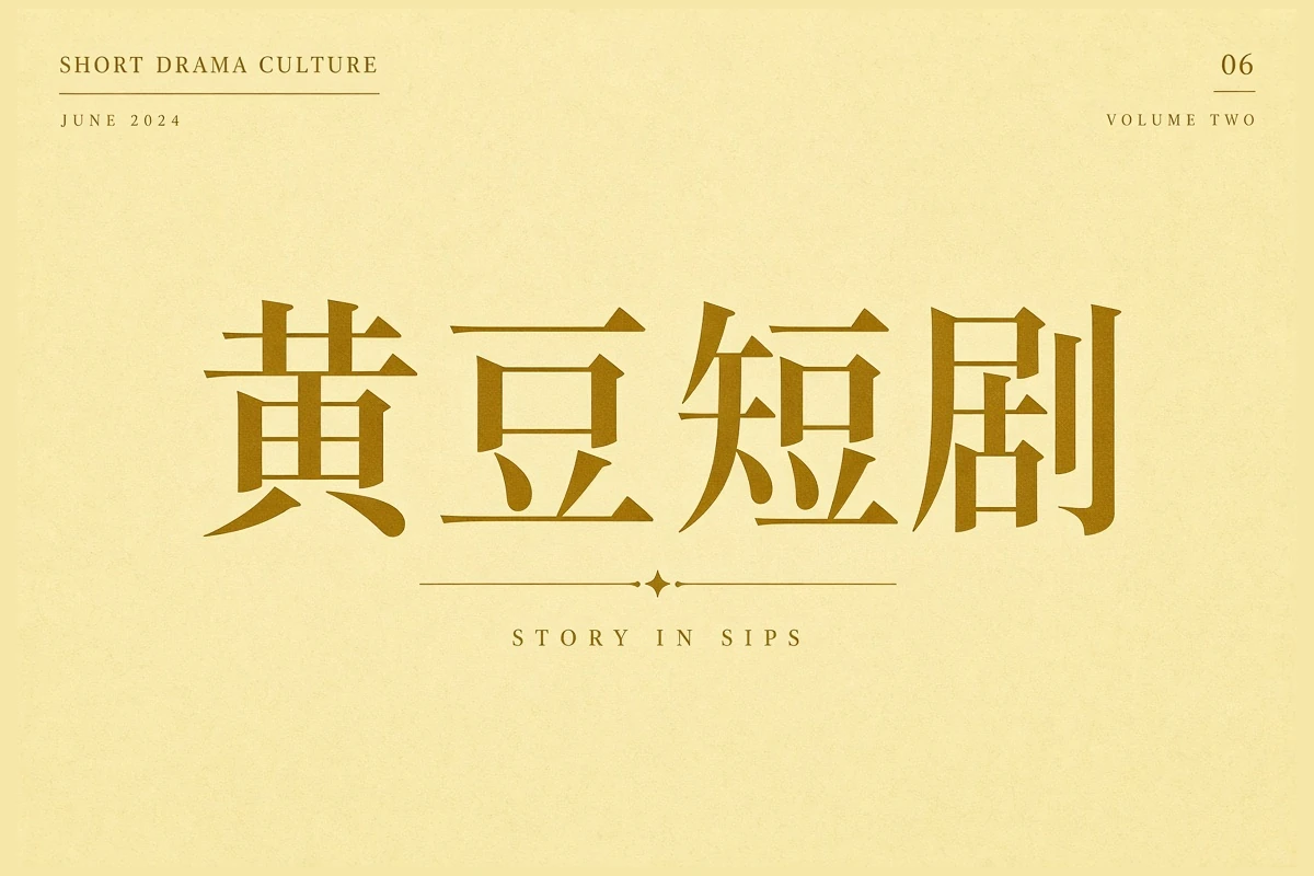 黄豆短剧品牌形象画面